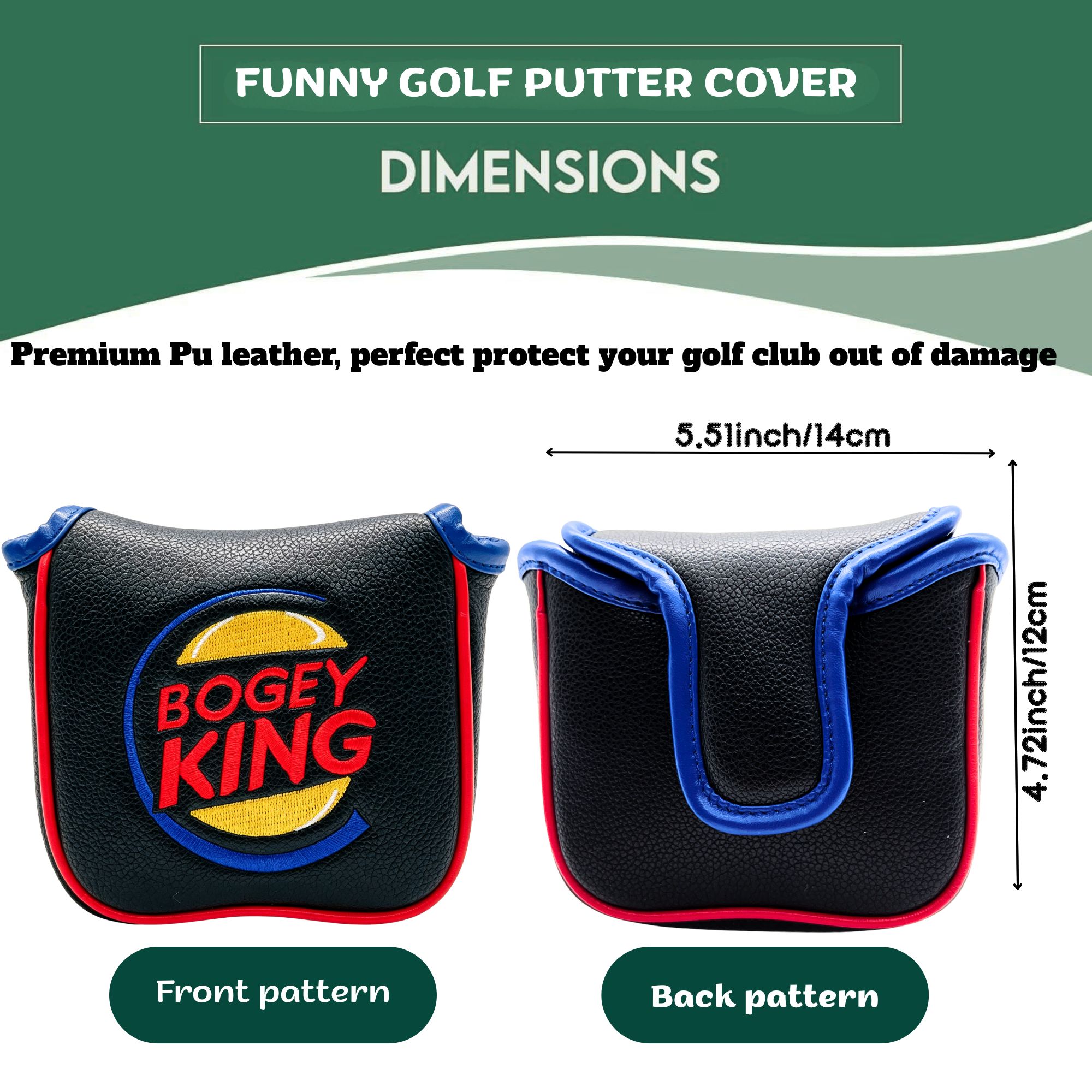Funny Bogey King Golf Headcove - Golf Tees review and price