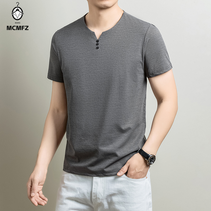 Mens Basic Henley T Shirt Comf - Golf Tees review and price