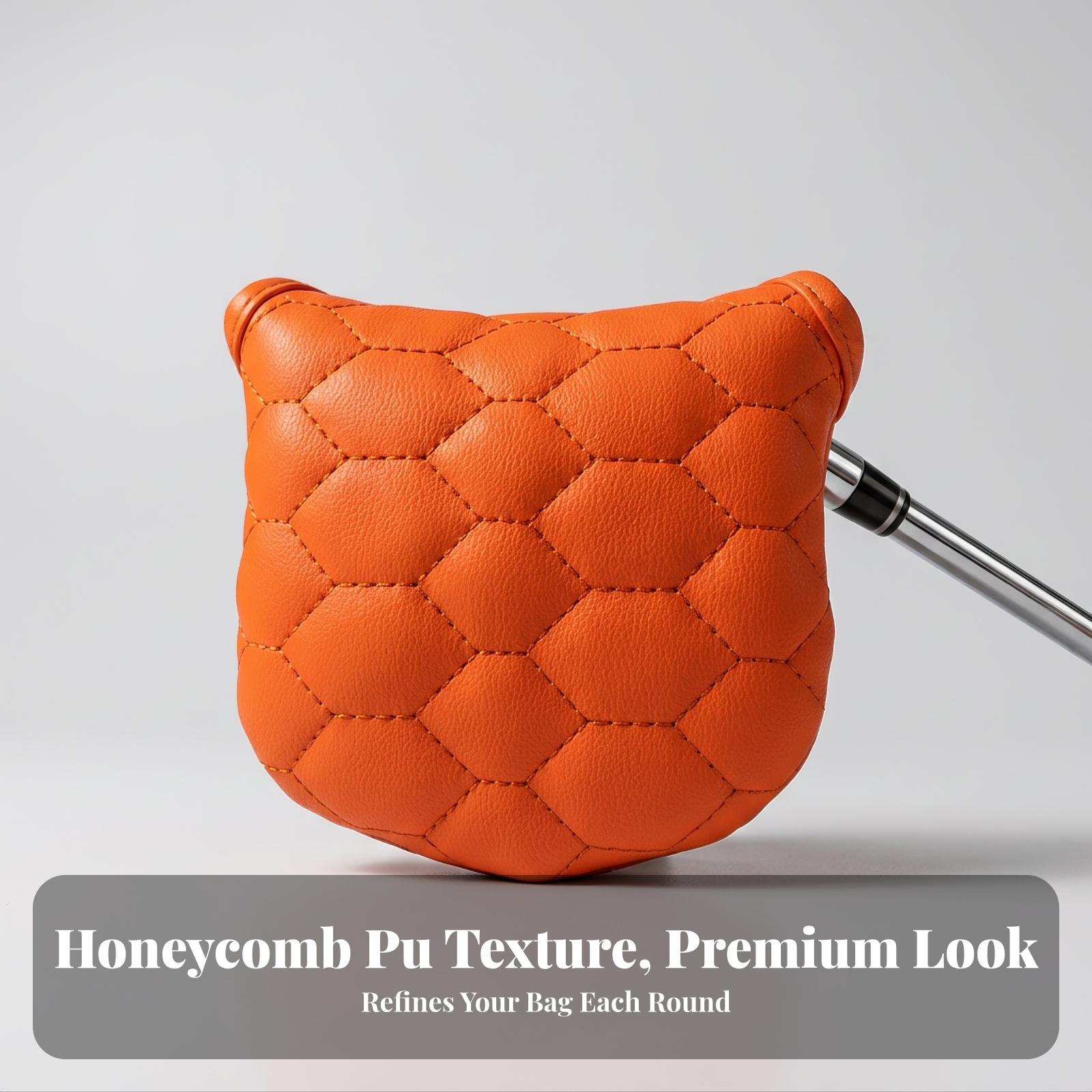 Orange Lined Golf Putter Cover - Golf Putter review and price